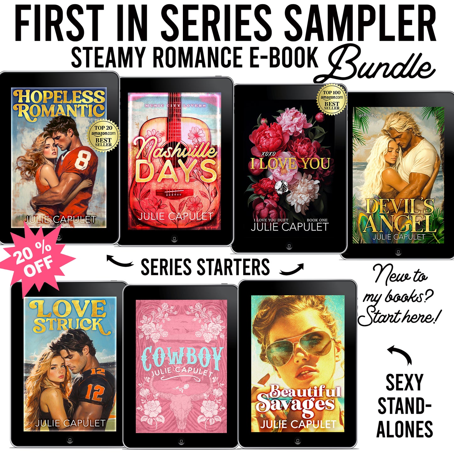 First In Series Sampler Steamy Romance E-Book Bundle