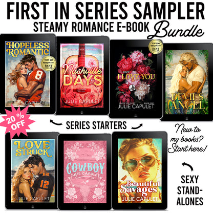 First In Series Sampler Steamy Romance E-Book Bundle
